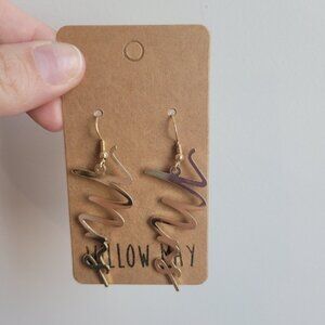 Willow May Mrs Gold Dangle Earrings